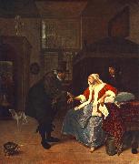 Jan Steen Love Sickness oil painting reproduction
